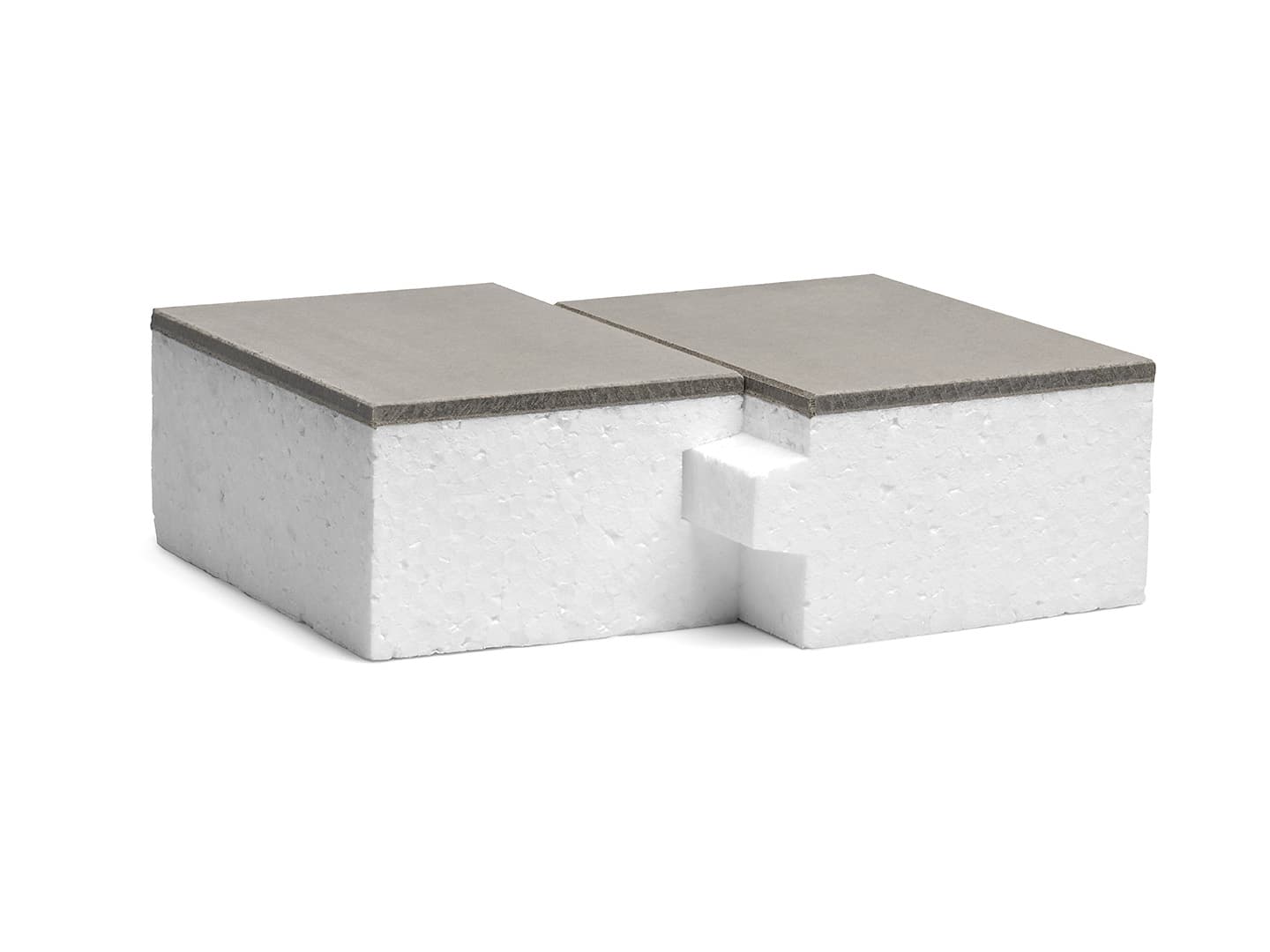Isolationselemente Wilan 3 ZF Plus EPS mit Faserzement Deckschicht naturgrau