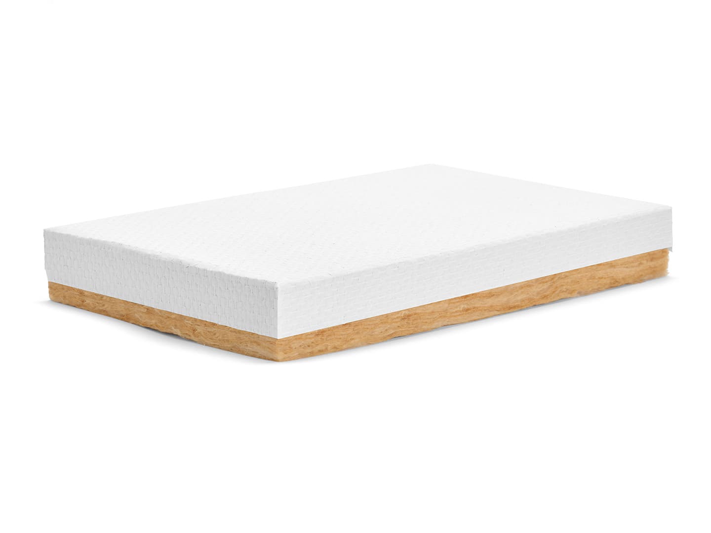 Isolationselemente Wilan 6 Glaswolle mit Textilgewebe weiss